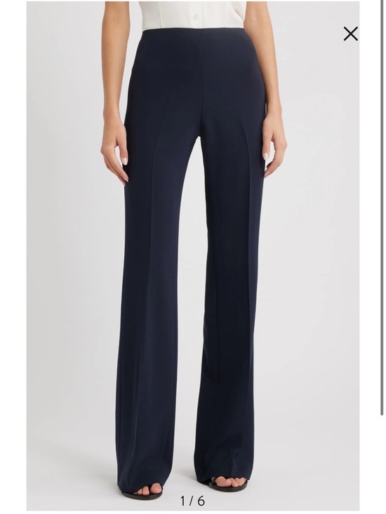 Theory Pants - Theory Demitria - Admiral Crepe' Flare Leg Pants